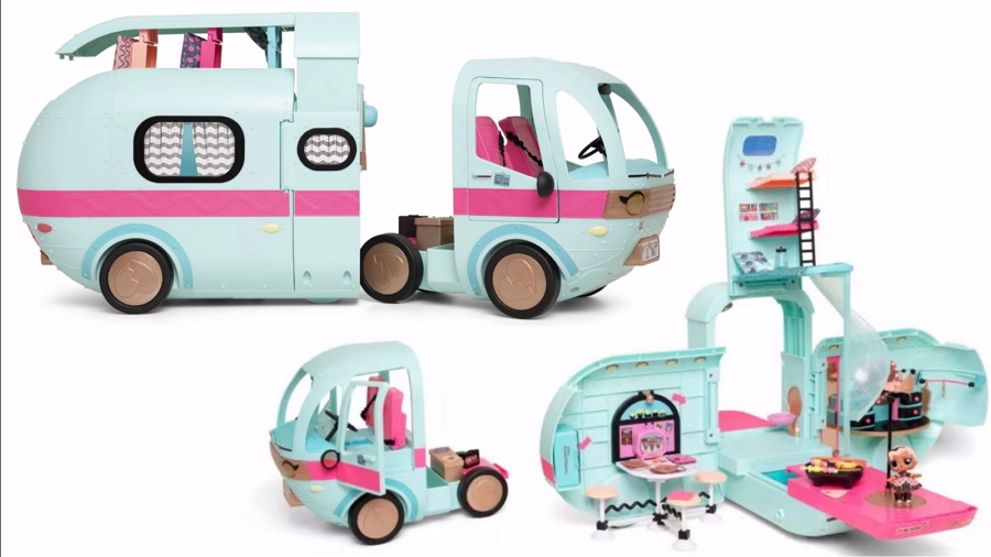 LOL Surprise 2-in-1 Glamper Fashion Camper with 55 Surprises 