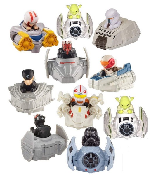 Star Wars Hot Wheels Battle Rollers 15 cars to collects