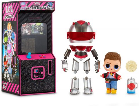 L.O.L. Surprise! Boys Arcade Heroes – Action Figure Doll with 15 Surprises
