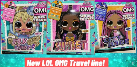 New LOL Surprise OMG Travel Line. 15 surprises. 3 collectible dolls!